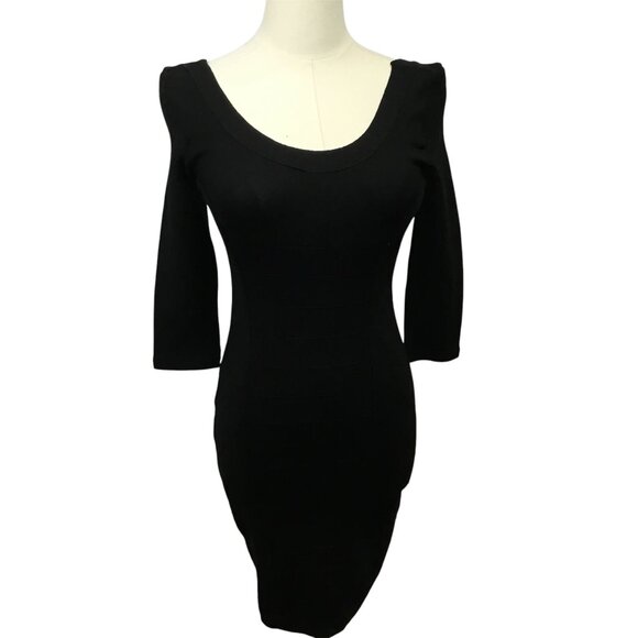 🖤✨ Sleek Fitted Sweater Dress by Guess - Size S ✨🖤 - Picture 1 of 4